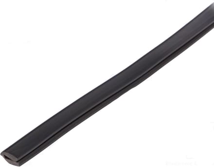 Flexibele randbescherming - 2.4 x 5.6mm - UL94HB - Per meter