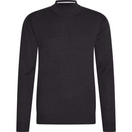 Cappuccino Italia - Heren Sweaters turtle neck trui - Zwart - Maat M