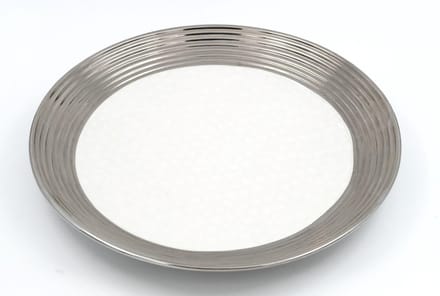 Decoratie Schaal – Keramiek – Wit - Ø40cm