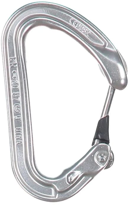 Petzl Ange S compacte snapper met groot gebruiksgemak Licht grijs EOL