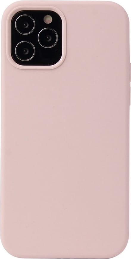 iPhone 15 PRO Hoesje - Liquid Case Siliconen Cover - Shockproof - Zandroze - Provium