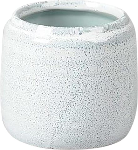 Rasteli Bloempot Reactive blue glaze Keramiek Blauw-Licht blauw D 10.5 cm H 9 cm‎‎  PER 3 STUKS