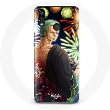 Coque pour Huawei P20 Lite One Piece Joyeux noël Zoro Anime Manga