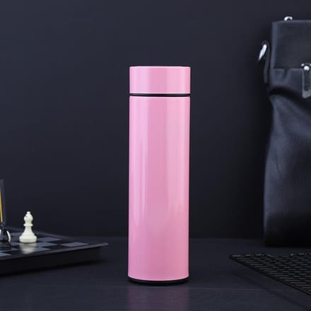 Tasse isotherme intelligente en acier inoxydable avec LED et température sous vide 500ml black