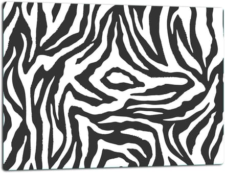 TMK ArtDeko - Snijplank - Glas - Zebra - 52x40cm