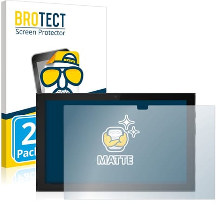 BROTECT - Screenprotector voor Lenovo IdeaPad Duet 3i (Landschapsmodus) - Folie Beschermfolie matte 2 Stuks