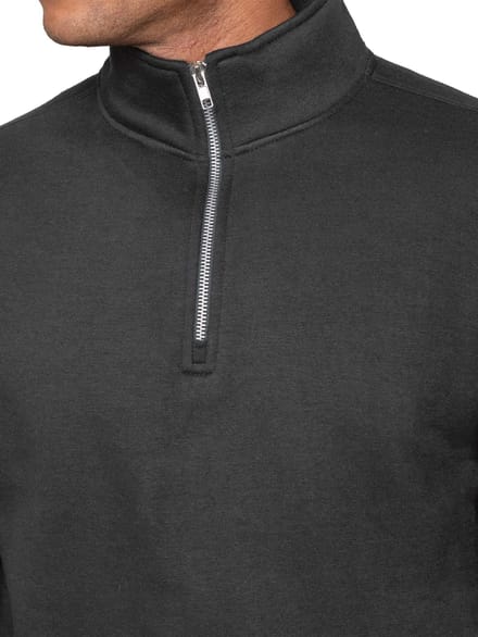 Enzo Milano | Heren Half Zip Sweatshirt