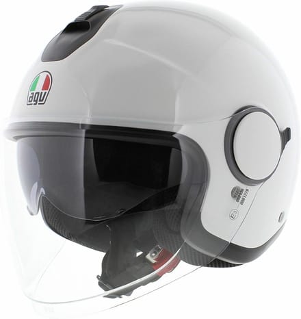 AGV Eteres Jethelm Materia glans wit M