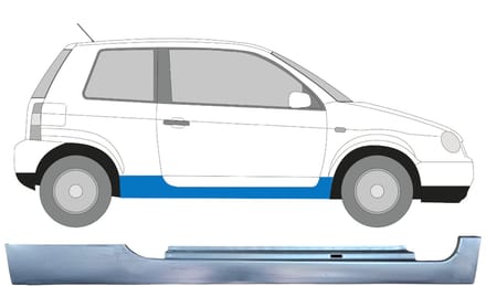 Volledige dorpel voor Seat Arosa 1997-2004 / Rechts