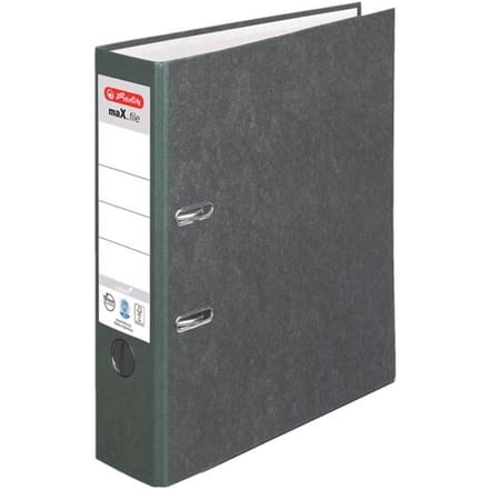 herlitz ordner maX.file nature, A4, rugbreedte 80 mm, groen