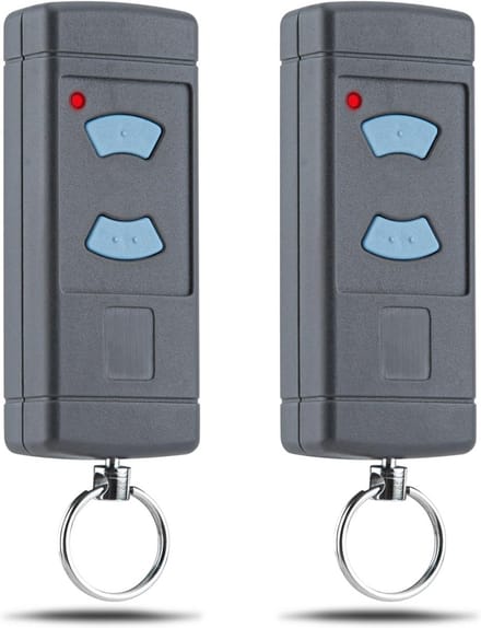 Set van 2 Reserve Handzenders 2-Kanaals Mini Afstandsbediening 868 MHz
