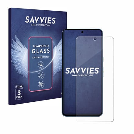 Savvies - Glas Screenprotector voor Google Pixel 8 Pro - Gehard Beschermglas 9H 3 Stuks