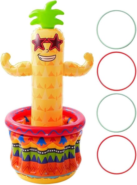 Opblaasbare Koeler - Drankkoeler Ananas - Feest Benodigdheden - Tropisch Thema - 122 cm - Geel