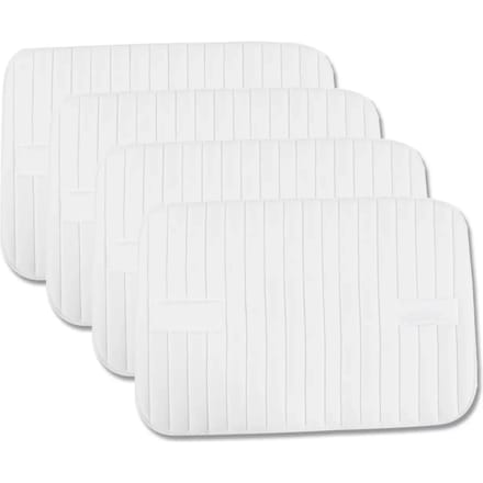 Bandage Pads, With Touch Tape Fasteners, Set Of 4