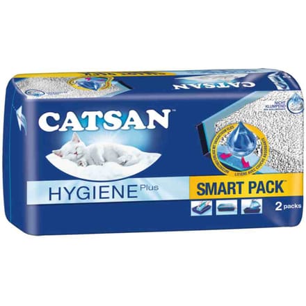 2 pakken Smart Pack - Catsan Kattenbakvulling