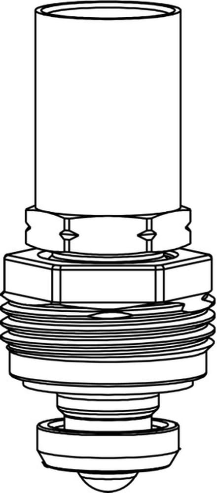 IMI Hydronic Engineering HEIMEIER Vervangingsbovendeel RTL met 25 mm messing huls, vanaf bouwjaar 2012, 1305-02.300