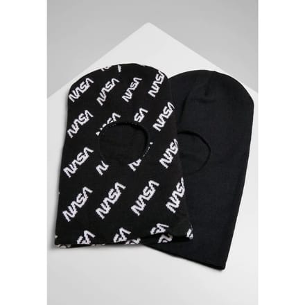 Mister Tee NASA - NASA Storm Mask Set black/black/white one size Masker - Zwart