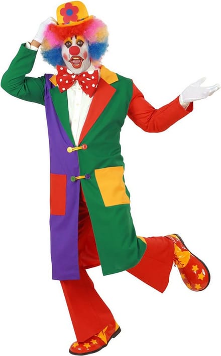 Clowns frac jas kostuum heren