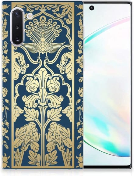 Samsung Galaxy Note 10 TPU Case Beige Flowers