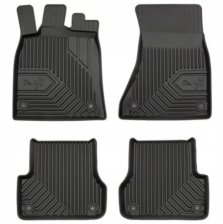 Frogum No.77 - Automatmatten - Geschikt voor Audi A6 C7 2011-2018 - TPE Rubber - 4-delige set