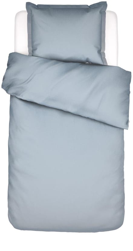 Essenza Aziza Dekbedovertrek Egyptisch Katoen Zen blue - Eenpersoons – 140x200/220 cm