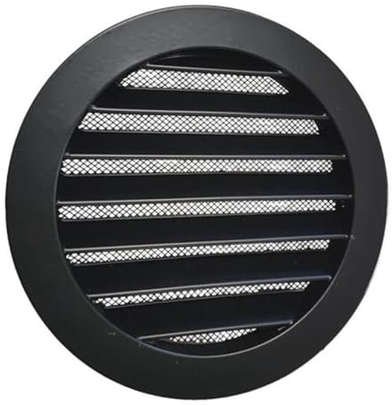 Weerbestendig rooster Ø 200 mm - Aluminium en Insectenbescherming