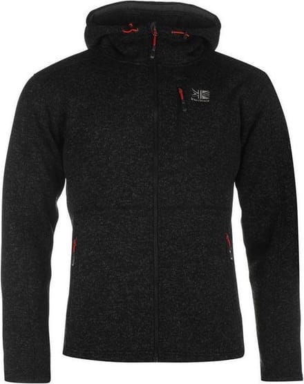 Karrimor Terry fleece met capuchon - Heren - Black Marl - XXL