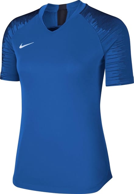 Nike Strike Shirt Korte Mouw Dames - Royal / Marine | Maat: XS