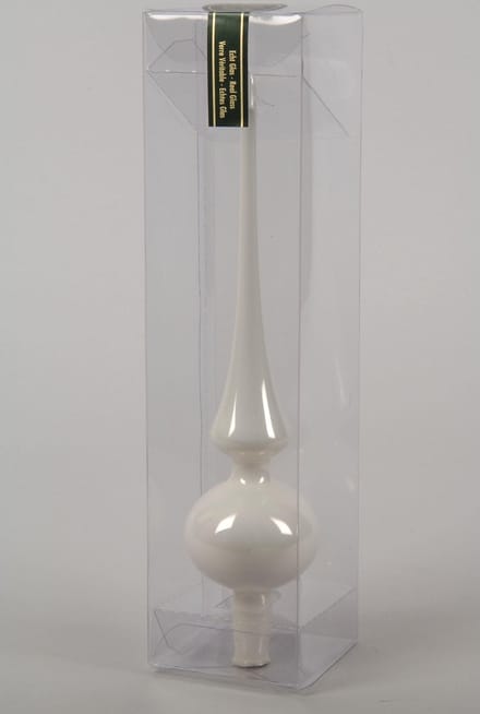 Decoris Piek glas 26cmwinterwit