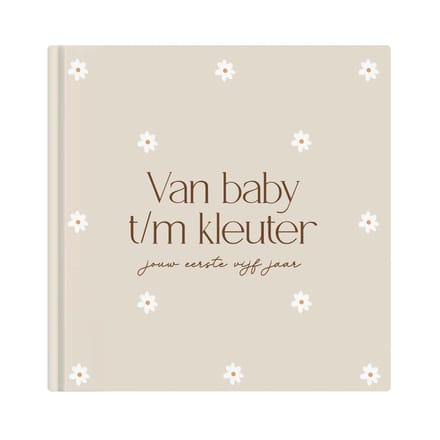 Writemoments Baby t/m kleuter - Opgroeiboek 0-5 Jaar - Madeliefjes