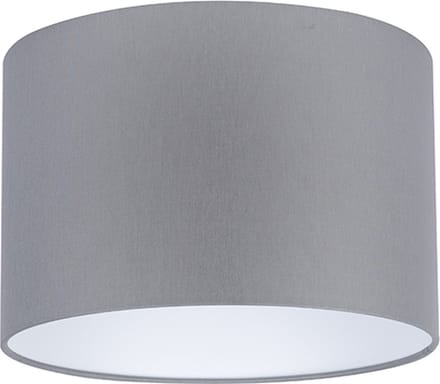 Uniqq Lampenkap stoffen grijs Ø 30 cm – 20 cm hoog