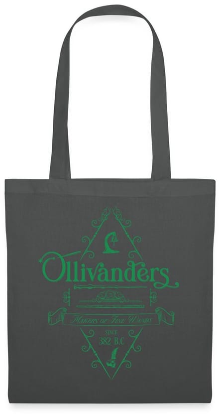 Harry Potter Olivanders Winkel Groen Logo Tas Van Stof Schoudertas