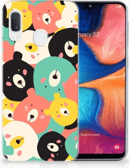 Samsung Galaxy A20e Telefoonhoesje met Naam Bears