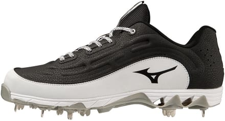 Mizuno - MLB - Ambition 3 - Low - Metal Spikes - Honkbalschoenen - Black/White - US 9.5