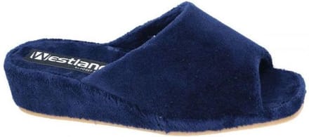 Westland MARSEILLE - Volwassenen Dames pantoffels - Kleur: Blauw - Maat: 35.5