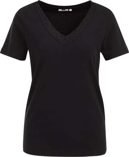 WE Fashion Dames T-shirt met kant