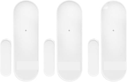 Deursensor Raamsensor - Magnetisch Alarm - Huis Beveiligen - App Meldingen - 3 stuks - Wit