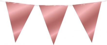 Paperdreams - Folie vlaggenlijn rose gold - 10 meter