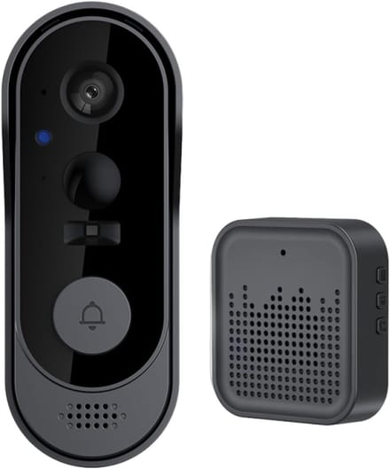 Video Deurbel - Slimme Intercom - Huis Beveiligen - Bewegingsdetectie - 1080p HD - Zwart