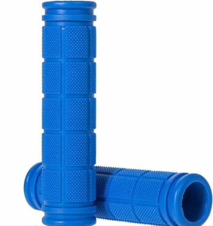 *** Full Grip Fiets Handvatten Blauw - Anti Slip - Fietsstuur - 115mm/22mm - van Heble® ***