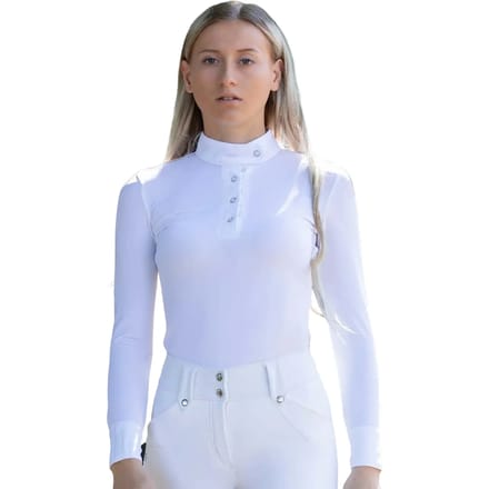 Dames lycra wedstrijdpolo Premier Equine Rossini