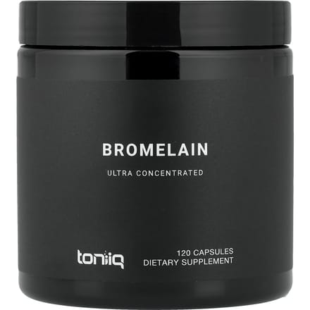 Toniiq, Bromélaïne, 120 Gélules (500 mg par capsule)