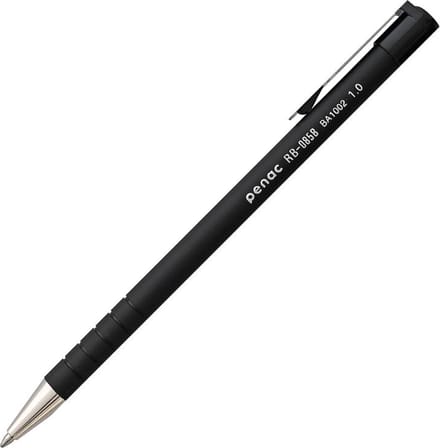 Penac Balpen - RB-085 - Zwart - 1.0mm - Zwarte inkt