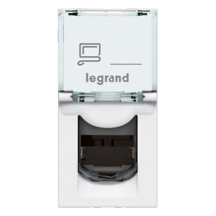 Legrand - Stopcontact RJ45 categorie 6A utp 1MODULE LCS2 wit - 076571