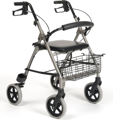 Vermeiren Eco Light ll Rollator | inclusief stokhouder en mandje