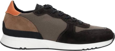 PME Legend Orville Sneakers Laag - donkerbruin - Maat 40