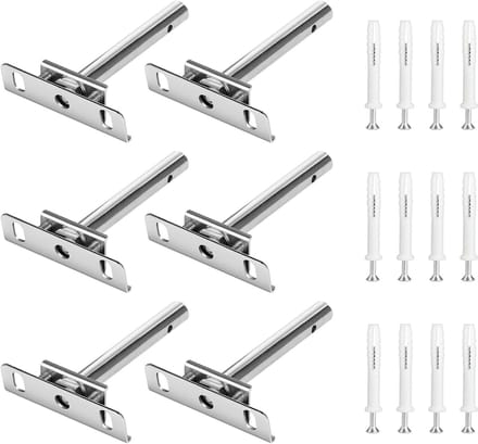 Solidchoice - Verstelbare Plankdragers 10 cm - Set van 6