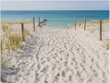 Art for the Home Buitencanvas Strandwandeling