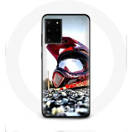 Coque maniacase pour Samsung Galaxy S11 Plus Casque MotoCross