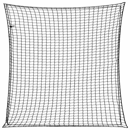 vidaXL - Aanhangwagennet - elastisch - touw - 3x3 - m - polypropeen - zwart